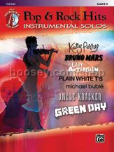 Pop & Rock Hits Instrumental Solos: Clarinet  (Bk & CD)