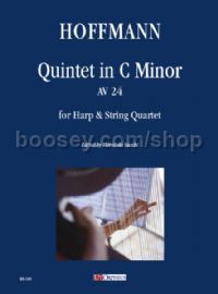 Quintet in C minor AV24 for harp & string quartet