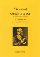 Concerto in D Op 3 No.9 arr. 3 cellos (score & parts)
