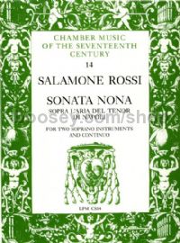 Sonata sopra aria del tenor di Napoli (2 recorders)