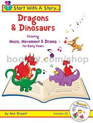 Start With A Story: Dragons & Dinosaurs (Bk & CD)