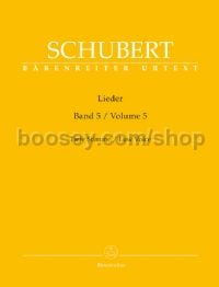 Lieder, Volume 5 (Low Voice)