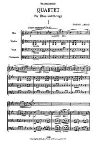 Quartet for Oboe and Strings (miniature score)