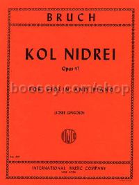 Kol Nidrei Op 47 (arr. violin & piano)