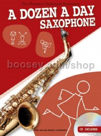 Dozen A Day - saxophone alto (Bk & CD)