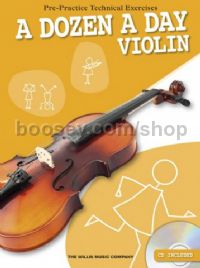 Dozen A Day - violin (Bk & CD)