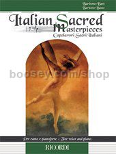 Italian Sacred Masterpieces - Baritone & Bass (Baritone/Bass & Piano)