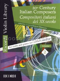 20th Century Italian Composers, Vol.II (Violin & Piano)