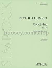 Concertino Op 27b (bassoon & piano reduction)
