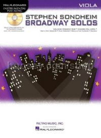 Stephen Sondheim Broadway Solos - Viola (Bk & CD)