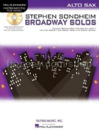 Stephen Sondheim Broadway Solos - Alto Saxophone (Bk & CD)