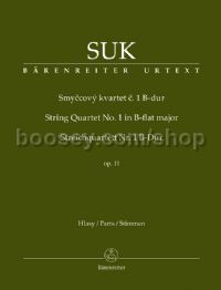 String Quartet no.1 Op 11 in Bb (set of parts)