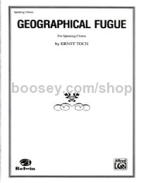 Geographical Fugue (Speaking)