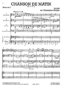 Chanson De Matin Op 15 No.2 (arr. for woodwind instruments)