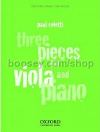 Three Pieces for Viola & Piano