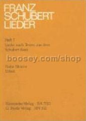 Lieder vol.7: Texts from Schubert's Circle