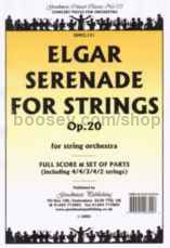 Serenade for Strings in E minor Op 20 (full score only)