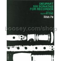 Six Sonatas for Recorder, Vol. 1