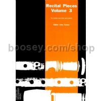 Recital Pieces, Vol. 3 for Treble Recorder & Piano