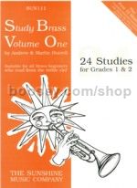 Study Brass vol.1 - 24 Studies (Grades 1 & 2) (treble clef)