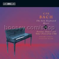 C.P.E Bach: Comp Solo K'Brd 18 (Bis Audio CD)