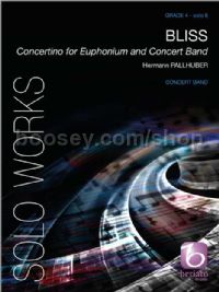 Bliss for baritone/euphonium & concert band (score & parts)