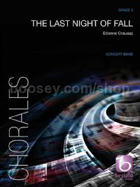 The Last Night of Fall for concert band (score & parts)