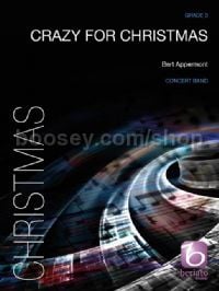 Crazy for Christmas for concert band (score & parts)