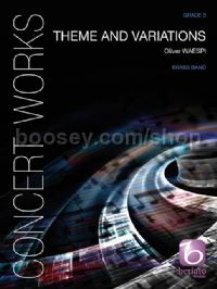 Theme and Variations for brass band (score)