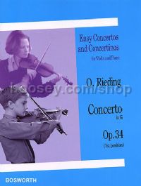Concerto In G Op. 34 Violin & Piano