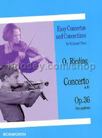 Concerto In D Op. 36 Violin & piano