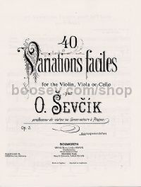 40 Variations Piano Accomp.