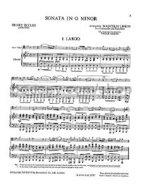 Sonata in G minor for Cello & Piano