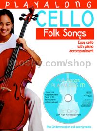 Playalong Cello Folk Songs (Book & CD)