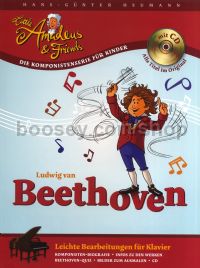 Little Amadeus Und Friends: Beethoven (for piano) + CD (in German)