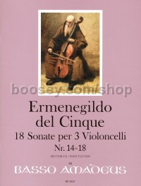 18 Sonate per 3 Violoncelli Volume 4 (Score & Parts)