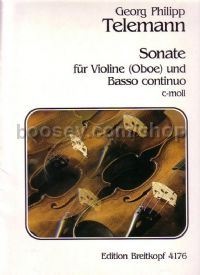 Sonata in C minor - violin & piano