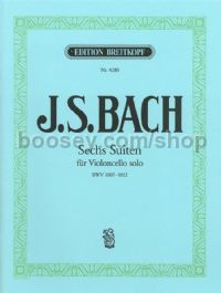 6 Suites BWV 1007-1012 - cello