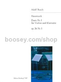 Hausmusik Op. 26, Duet No. 1 - violin & piano