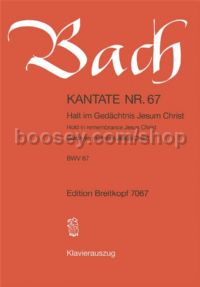 Cantata No. 67 Halt Im (vocal score)