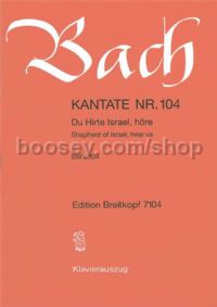 Cantata No. 104 Ka Du Hirte Israel (vocal score)