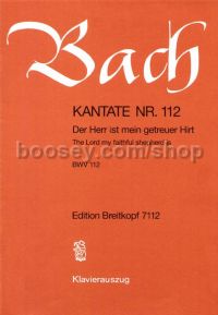 Cantata No. 112 Der Herr Ist Mein (vocal score)