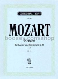 Concerto No. 24 in C major KV491 - 2 pianos