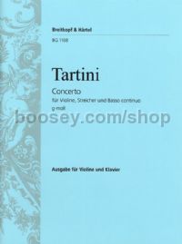 Concerto in G major - violin & piano