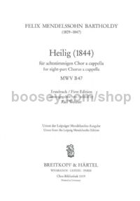 Heilig MWV B 47 (choral score)