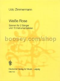 Weiße Rose (1985) (study score)