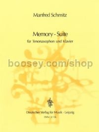 Memory-Suite - tenor saxophone & piano