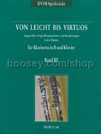 Von leicht bis virtuos 3 - clarinet & piano