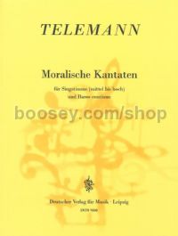 Moralische Kantaten - voice, basso continuo