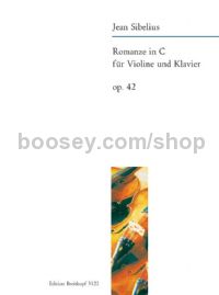 Romance in C major, Op. 42 - violin & piano reduction